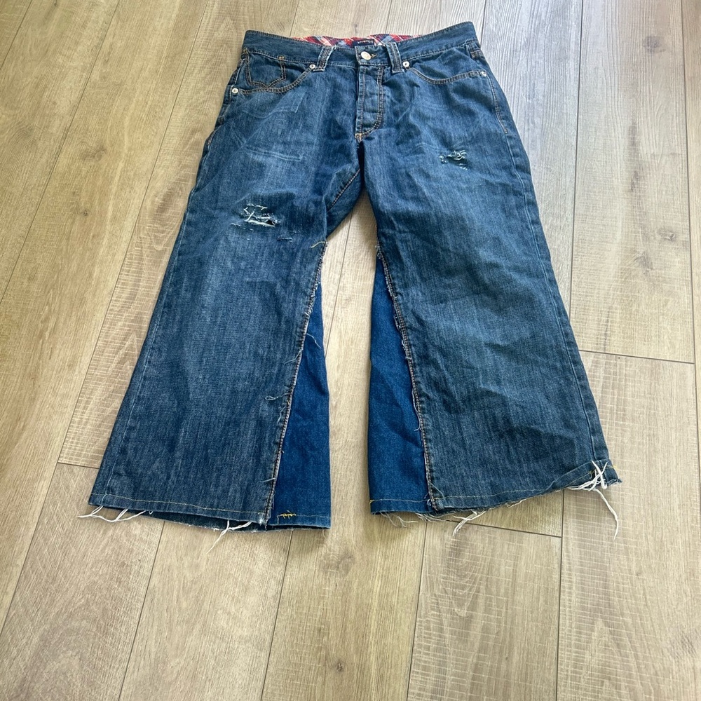 Enyce Plaid Lined Denim Jeans